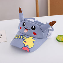 Lade das Bild in den Galerie-Viewer, Pikachu Kinder Sonnenschutz Cap - ideal für den Sommer und Urlaub kaufen