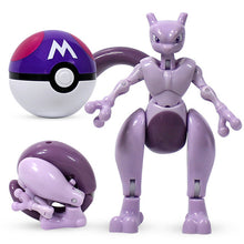 Lade das Bild in den Galerie-Viewer, Pokemon Spielzeug Set mit 2x Figur und 2x Pokeball (verschiedene Motive zur Wahl) kaufen