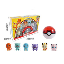 Lade das Bild in den Galerie-Viewer, Pokémon Pokéball mit gesichtswechselnder Pokémonfigur kaufen
