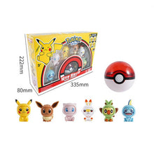 Lade das Bild in den Galerie-Viewer, Pokémon Pokéball mit gesichtswechselnder Pokémonfigur kaufen