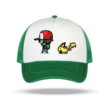 Lade das Bild in den Galerie-Viewer, Pikachu Pokemon Baseball Mützen in vielen Motiven für Kinder oder Erwachsene kaufen