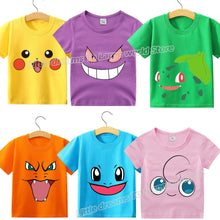 Lade das Bild in den Galerie-Viewer, Kinder T-Shirts mit niedlichen Pokemon oder Pikachu Motiven kaufen