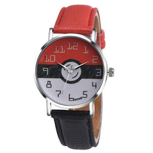 Lade das Bild in den Galerie-Viewer, Damen Pokemon Armband Uhr im Pokeball Design kaufen