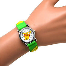 Lade das Bild in den Galerie-Viewer, Pikachu Kinder Uhr in verschiedenen Farben kaufen
