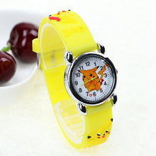 Lade das Bild in den Galerie-Viewer, Pikachu Kinder Uhr in verschiedenen Farben kaufen
