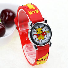 Lade das Bild in den Galerie-Viewer, Pikachu Kinder Uhr in verschiedenen Farben kaufen