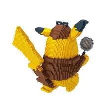 Lade das Bild in den Galerie-Viewer, Detektiv Pikachu Baustein-Modell (15cm x 15cm x 15cm) kaufen