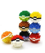 Lade das Bild in den Galerie-Viewer, Pokemon Ash Ketchum, Pokeball Baustein Set (4 Motive zur Auswahl) kaufen