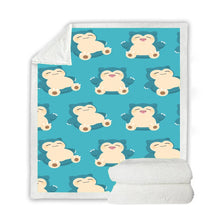 Lade das Bild in den Galerie-Viewer, Flauschige Pokemon Flanell Decke
