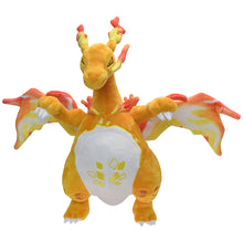 Lade das Bild in den Galerie-Viewer, 2er Set Plüschfigur Gigadynamax-Pokémon Glurak Charizard, ca. 38 cm
