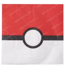 Lade das Bild in den Galerie-Viewer, Servietten mit Pokemon Design für Geburtstag, Feier etc.
