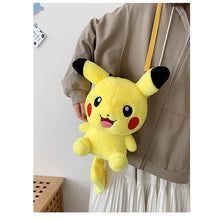 Lade das Bild in den Galerie-Viewer, Niedliche Pikachu, Glumanda, Glurak u. a. Flauschige Pokemon Tasche Rucksack
