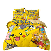 Lade das Bild in den Galerie-Viewer, Pikachu Bettwäsche in vielen Motiven

