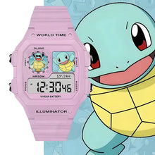 Lade das Bild in den Galerie-Viewer, Pokémon Digitale Kinderuhr für Jungen und Mädchen, elektronische Uhr mit Wecker und Timer
