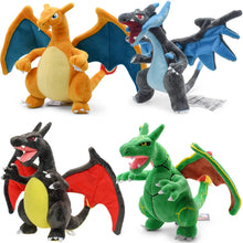 Lade das Bild in den Galerie-Viewer, Glurak Plüsch Pokemon in verschiedenen Formen, Mega Y, Mega X, Schillernd uvm.
