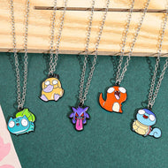 Lustige Pokemon Halsketten, Bisasam, Enton, Gengar, Glumanda oder Schiggy