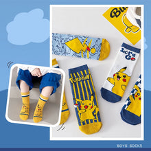 Lade das Bild in den Galerie-Viewer, Pokemon Pikachu Kinder Socken 5er Pack
