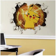 Lade das Bild in den Galerie-Viewer, Großer Pikachu Wandaufkleber Pokemon Wand-Tattoo
