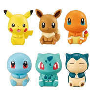 Niedliche Pokemon Figuren im 6er Pack (Pikachu, Evoli, Glumanda, Schiggy, Bulbasaur & Relaxo)