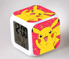 Lade das Bild in den Galerie-Viewer, Pokemon Anime Wecker mit LED und Alarm Funktion in vielen Motiven
