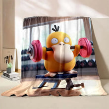 Lade das Bild in den Galerie-Viewer, Flauschige Enton Psyduck Decken in vielen Enton Motiven

