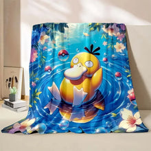 Lade das Bild in den Galerie-Viewer, Flauschige Enton Psyduck Decken in vielen Enton Motiven
