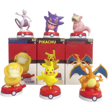 Lade das Bild in den Galerie-Viewer, 6er Set Pokemon Figuren Spielzeug mit Pikachu, Mewtu, Glurak, Enton, Gengr und Flegmon
