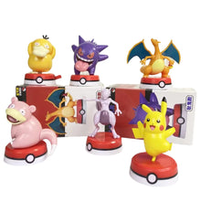 Lade das Bild in den Galerie-Viewer, 6er Set Pokemon Figuren Spielzeug mit Pikachu, Mewtu, Glurak, Enton, Gengr und Flegmon
