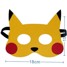 Lade das Bild in den Galerie-Viewer, 12er Set Pokemon Masken für Feier, Geburtstag, Party, Fasching, Kostüme etc.
