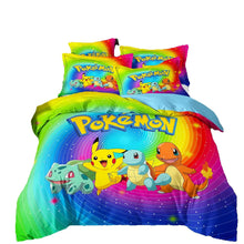 Lade das Bild in den Galerie-Viewer, Pikachu Bettwäsche in vielen Motiven
