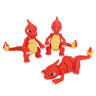Bewegliche Glutexo Charmeleon Pokémon Figur