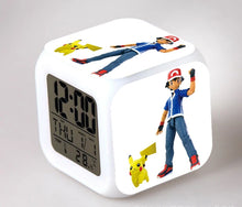 Lade das Bild in den Galerie-Viewer, Pokemon Anime Wecker mit LED und Alarm Funktion in vielen Motiven
