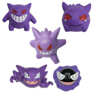 Pokemon Figuren Geist Typ - Gengar, Nebulak, Haunter, Zwirrlicht, Traunfugil ca. 4cm