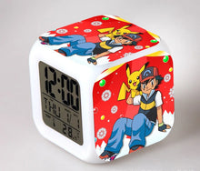 Lade das Bild in den Galerie-Viewer, Pokemon Anime Wecker mit LED und Alarm Funktion in vielen Motiven
