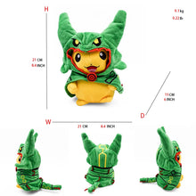 Lade das Bild in den Galerie-Viewer, Rayquaza Plüschtiere in verschiedenen Formen - Mega Raayquaza, Schillernd uvm. kaufen
