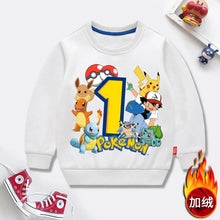 Lade das Bild in den Galerie-Viewer, Pokémon Happy Birthday Pullover für Kinder – Feiere deinen Geburtstag mit Stil
