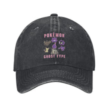 Lade das Bild in den Galerie-Viewer, Dunkle Pokemon Sommer Caps mit Gengar u. a. Motiven
