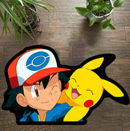 Niedliche Ash Ketchum Pikachu Matte Teppich