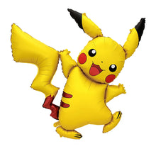 Lade das Bild in den Galerie-Viewer, 3er Set XXL Pokemon Geburtstag Party Ballon (Pikachu, Mew, Glurak)

