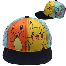 Lade das Bild in den Galerie-Viewer, Bunter Pikachu Baseball Cap Sommer Mütze
