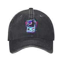 Lade das Bild in den Galerie-Viewer, Dunkle Pokemon Sommer Caps mit Gengar u. a. Motiven
