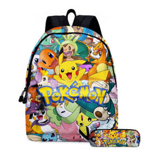 Lade das Bild in den Galerie-Viewer, Pikachu Rucksack mit Federmappe im praktischen Set kaufen
