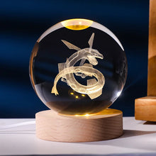 Lade das Bild in den Galerie-Viewer, Pokemon Kristallkugel mit LED Licht, Geschenkidee, viele Pokemon Motive

