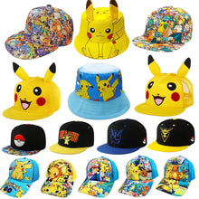 Lade das Bild in den Galerie-Viewer, Pokemon Baseball Mützen in vielen Pikachu Motiven
