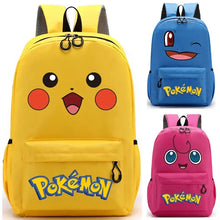 Lade das Bild in den Galerie-Viewer, Pokémon Schulrucksack, Pikachu Glurak, Schiggy u. a. Grundschule Rucksack
