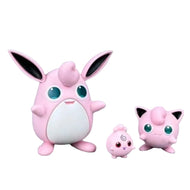 Pummeluff Jigglypuff, Fluffeluff, Knuddeluff Evolution Entwicklungen Figuren Set