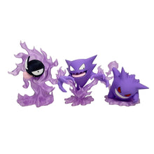 Lade das Bild in den Galerie-Viewer, Gengar Entwicklungen Pokemon Figuren - Gengar, Haunter Alpollo oder Nebulak Gastly
