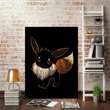 Lade das Bild in den Galerie-Viewer, Abstrakte Pokemon Evoli Entwicklungen Poster Wand Dekoration
