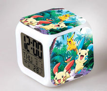 Lade das Bild in den Galerie-Viewer, Pokemon Anime Wecker mit LED und Alarm Funktion in vielen Motiven
