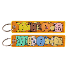 Lade das Bild in den Galerie-Viewer, Pokémon Pikachu Stoff Keychains Anhänger Schlüsselanhänger
